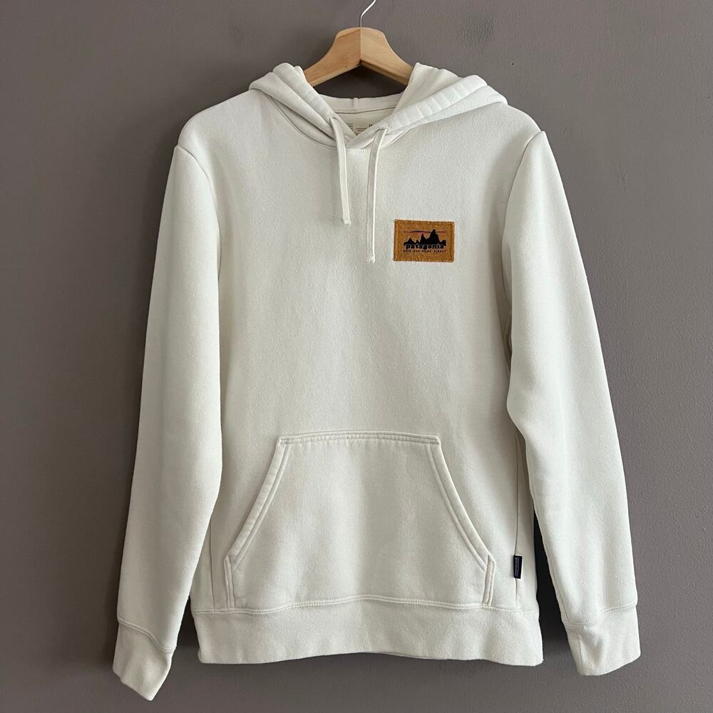 Patagonia Unisex '73 Skyline Uprisal Hoody Hoodie Birch WhiteMens S